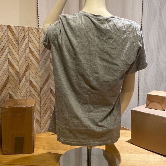 Typographia “45 RPM Vinyl Forever”, Medium Shortsleeved, Gray T-shirt, Unisex - Picture 13 of 13